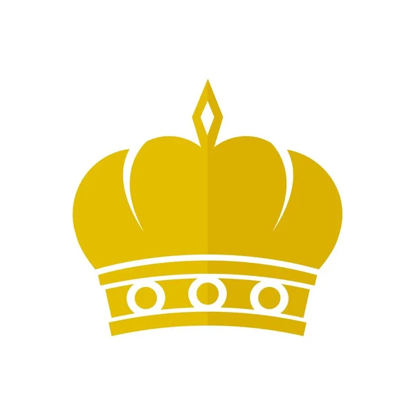 Royal Crown Vector Icon — Stock Vector