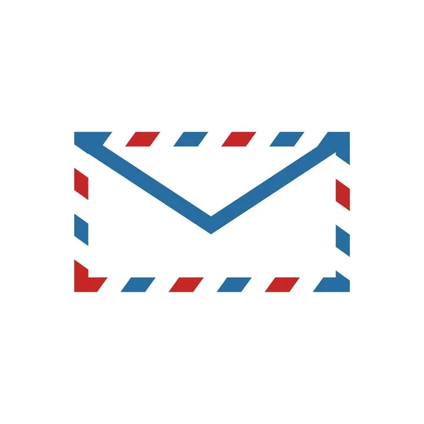 Simbolo Mail Semplice Busta — Vettoriale Stock
