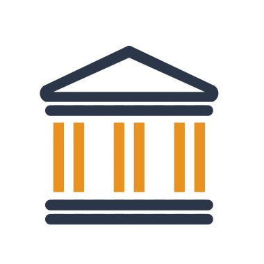 Executive iş bankacılık simgesi