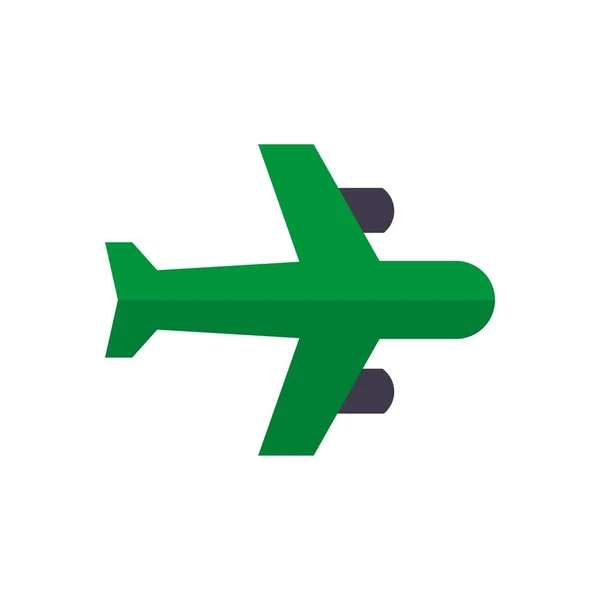 Ilustração Ícone Avião — Vetor de Stock