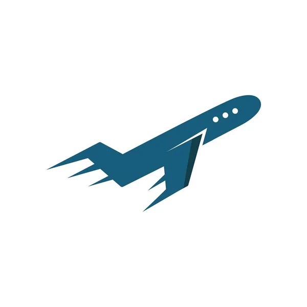 Illustration Airplane Icon — Stock Vector