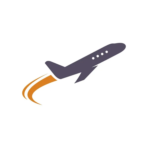 Illustration Airplane Icon — Stock Vector