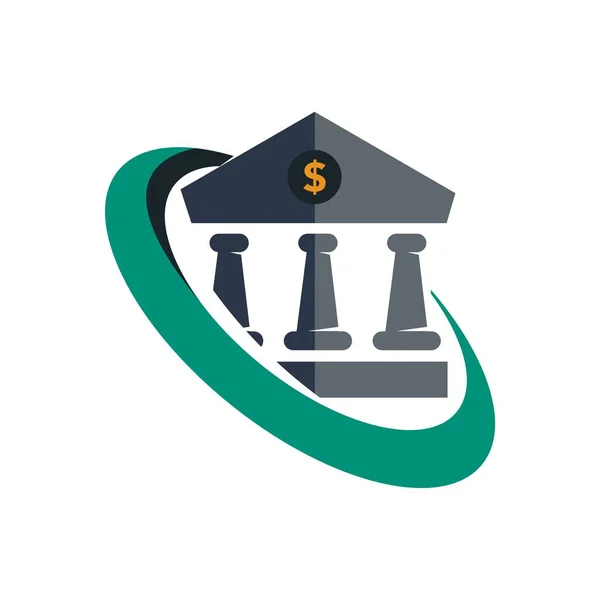 Icono Banca Ejecutiva — Vector de stock