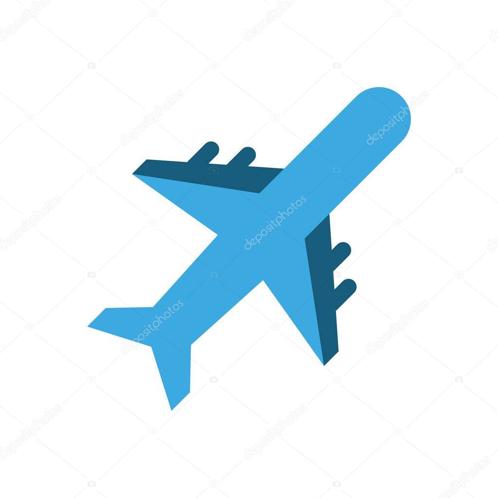 Illustration of Airplane icon