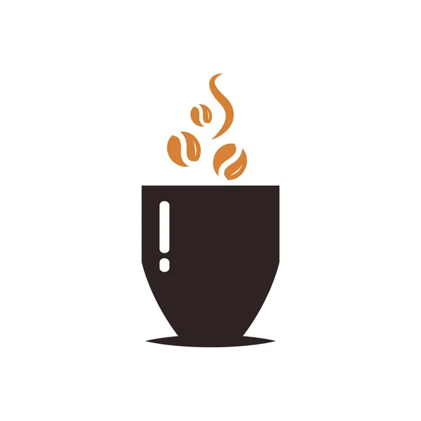 Kávé Tea Vektor Ikon — Stock Vector