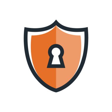 Yaratıcı güvenlik kalkan logo