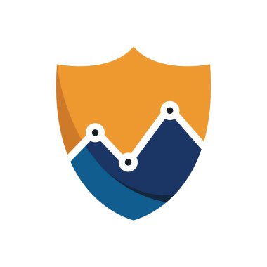 Yaratıcı güvenlik kalkan logo