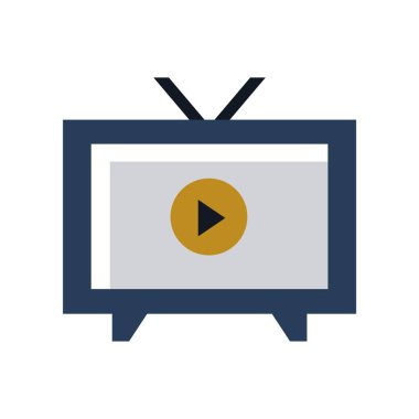 TV ve film vektör simgesi