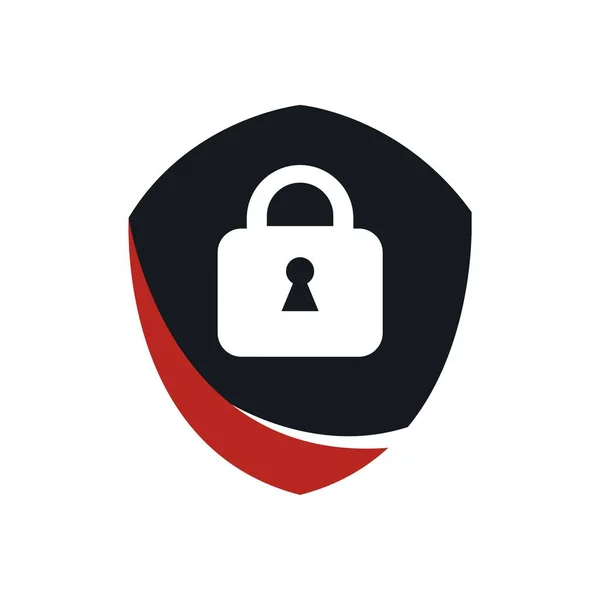 Logotipo Criativo Escudo Segurança — Vetor de Stock