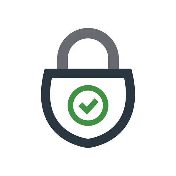 Креативный Логотип Безопасности — стоковый вектор