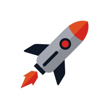 Astronot roket uzay gemisi simgesi