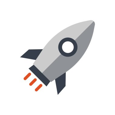 Astronot roket uzay gemisi simgesi