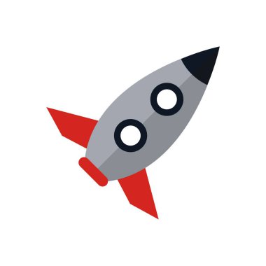 Astronot roket uzay gemisi simgesi