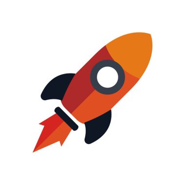 Astronot roket uzay gemisi simgesi