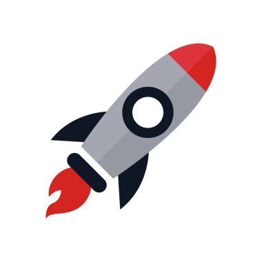 Astronot roket uzay gemisi simgesi