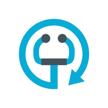 Tıbbi doktor vektör simgesi