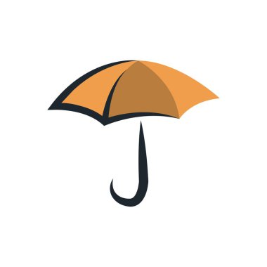 Basit sonbahar şemsiye vektör