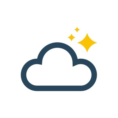 hava tahmini vektör simgesi