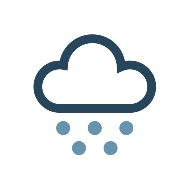 hava tahmini vektör simgesi