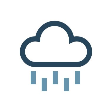 hava tahmini vektör simgesi