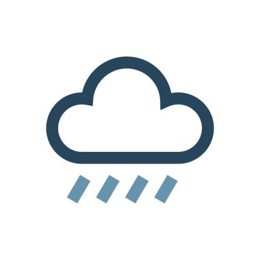 hava tahmini vektör simgesi