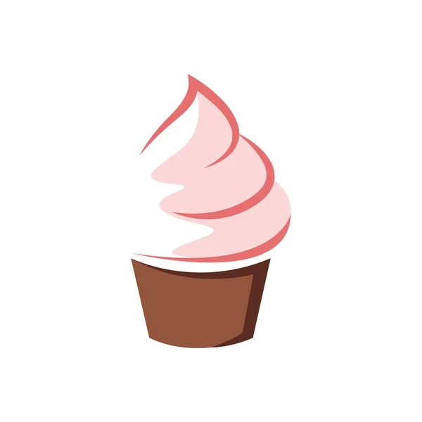 Sweet Cake Vector Icon — Stock Vector