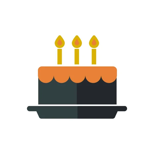 Sweet Cake Vector Icon — Stock Vector