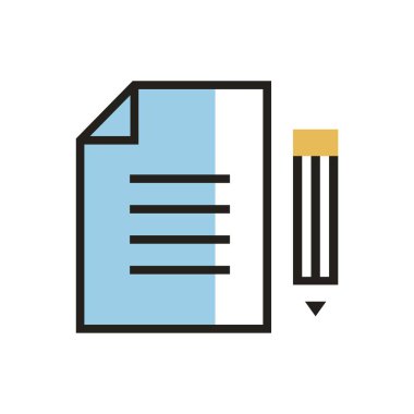 Kırtasiye Ofis vektör simgesi