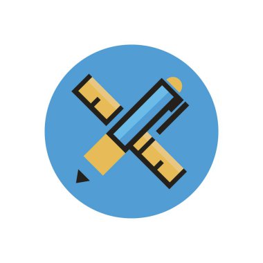 Kırtasiye Ofis vektör simgesi