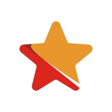 Yaratıcı vektör yıldız simgesi