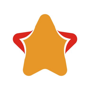 Yaratıcı vektör yıldız simgesi