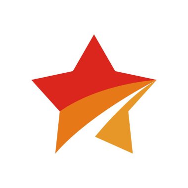 Yaratıcı vektör yıldız simgesi