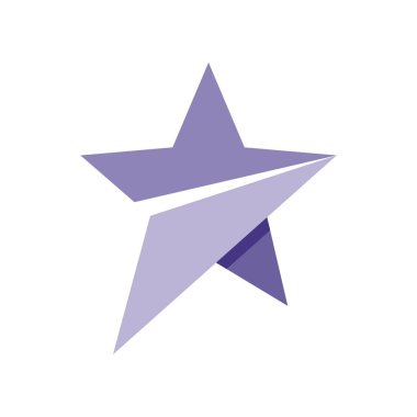 Yaratıcı vektör yıldız simgesi