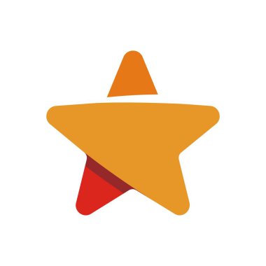 Yaratıcı vektör yıldız simgesi