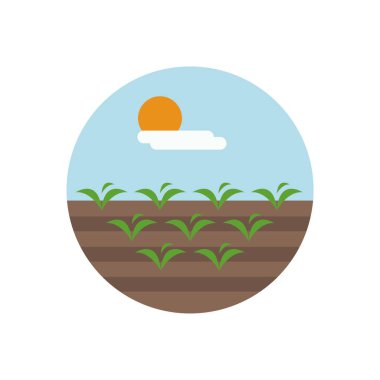 Doğa vektör simge tarım