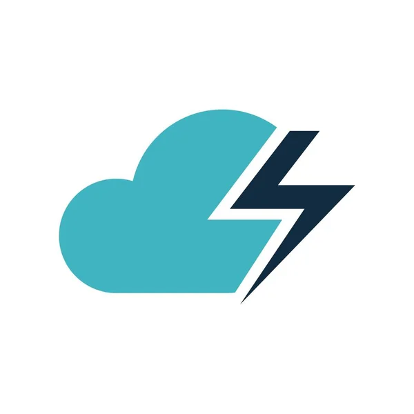 Simple Cloud Design Logo — Stock Vector