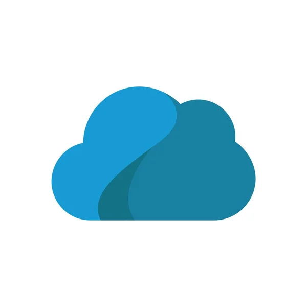 Simple cloud design logo