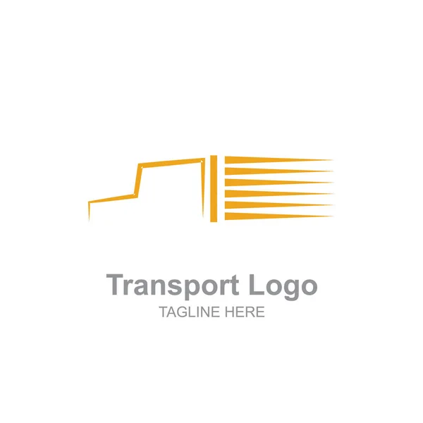 Logotipo Caminhão Transporte Simples — Vetor de Stock