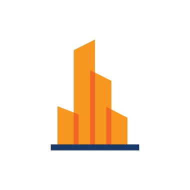 Modern şehir bina simgesini