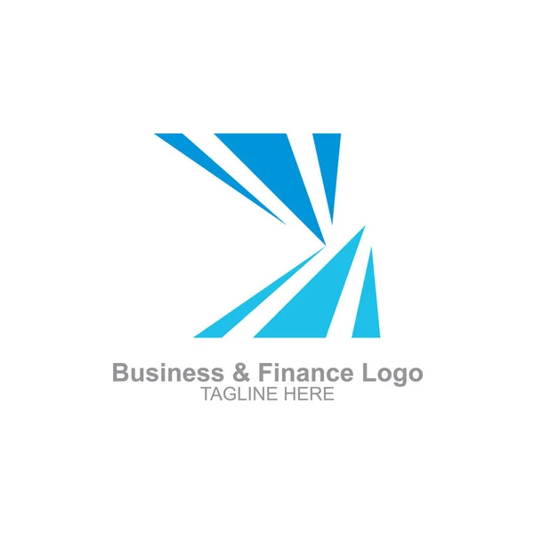 Логотип Бизнеса Финансов — стоковый вектор