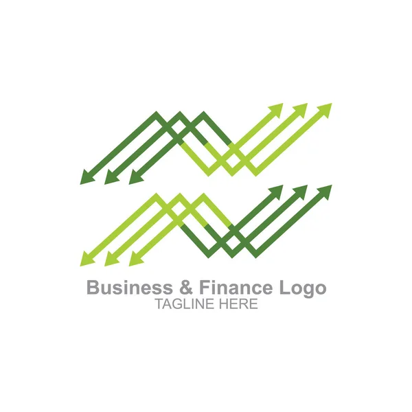 Biznes Finanse Logo — Wektor stockowy