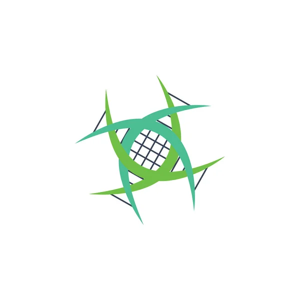 Technologie Und Wissenschaft Logo — Stockvektor