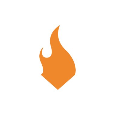 Soyut yangın öğesi simgesi 