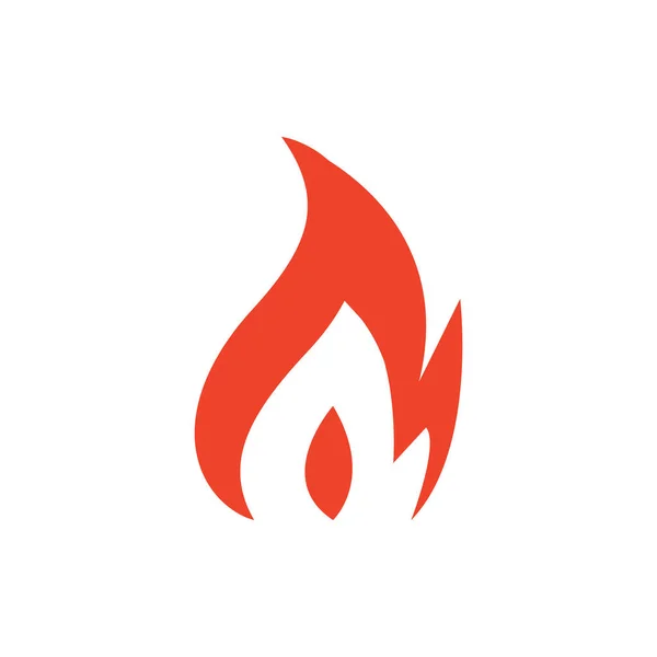 Icono Elemento Fuego Abstracto — Vector de stock