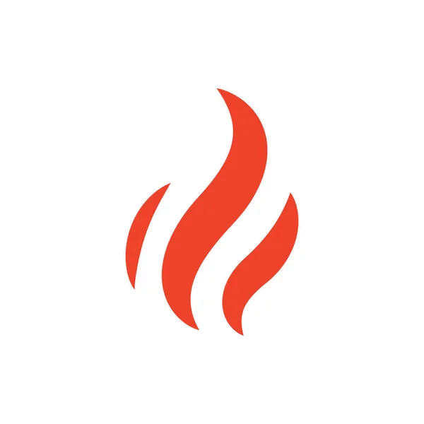 Icono Elemento Fuego Abstracto — Vector de stock