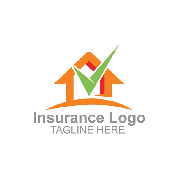 Hand För Välgörenhet Liv Försäkrings Logotyp — Stock vektor