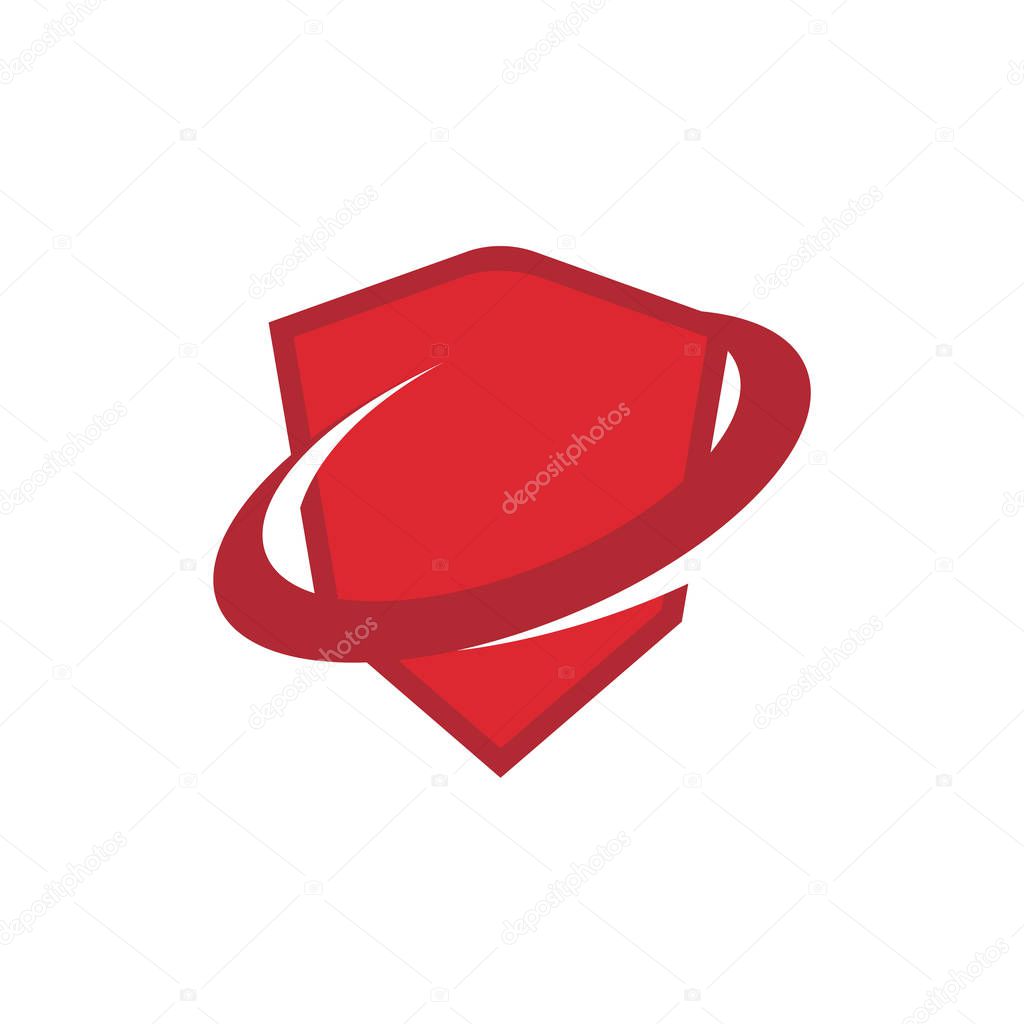 Crime Protection shield concept