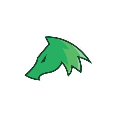 At karakter maskot logosu