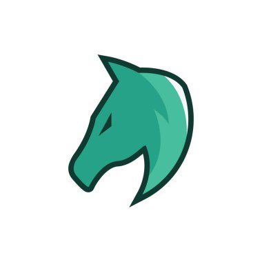 At karakter maskot logosu