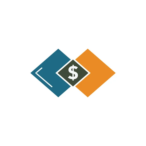 Banca Empresarial Logo Corporativo — Vector de stock